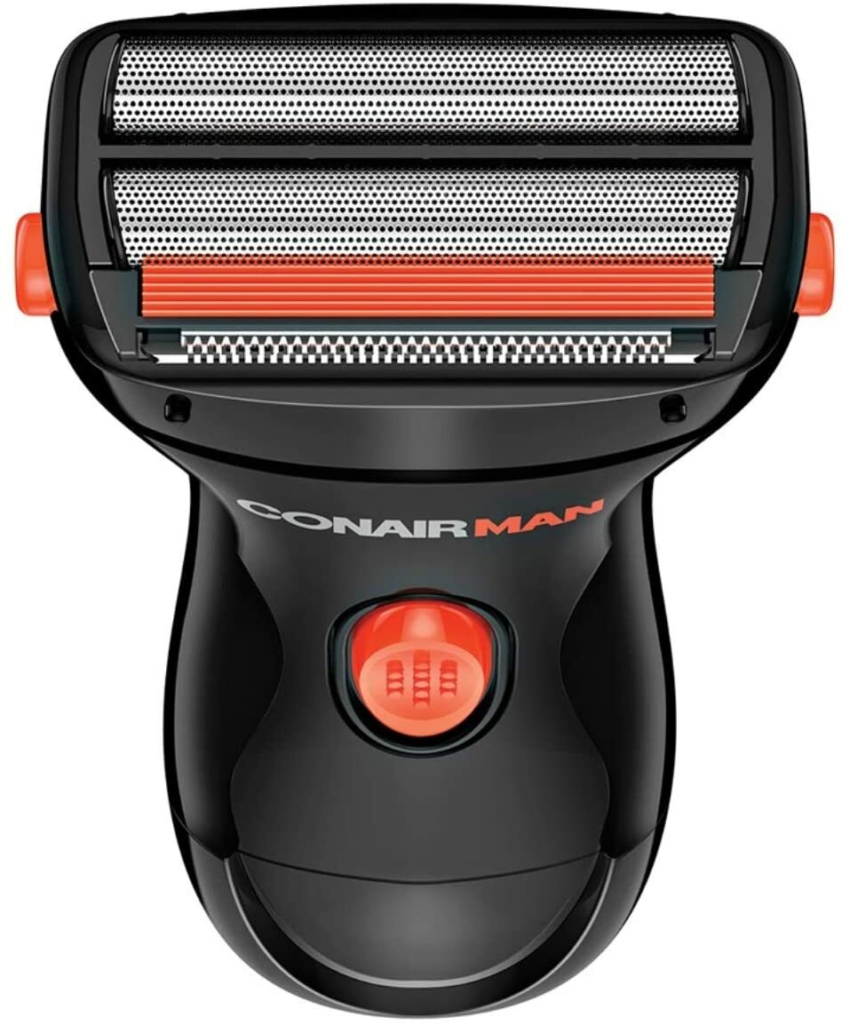 CONAIR MAN Hair Beard Compact BATTERY WET/DRY Twin Foil Blades TRAVEL SHAVER