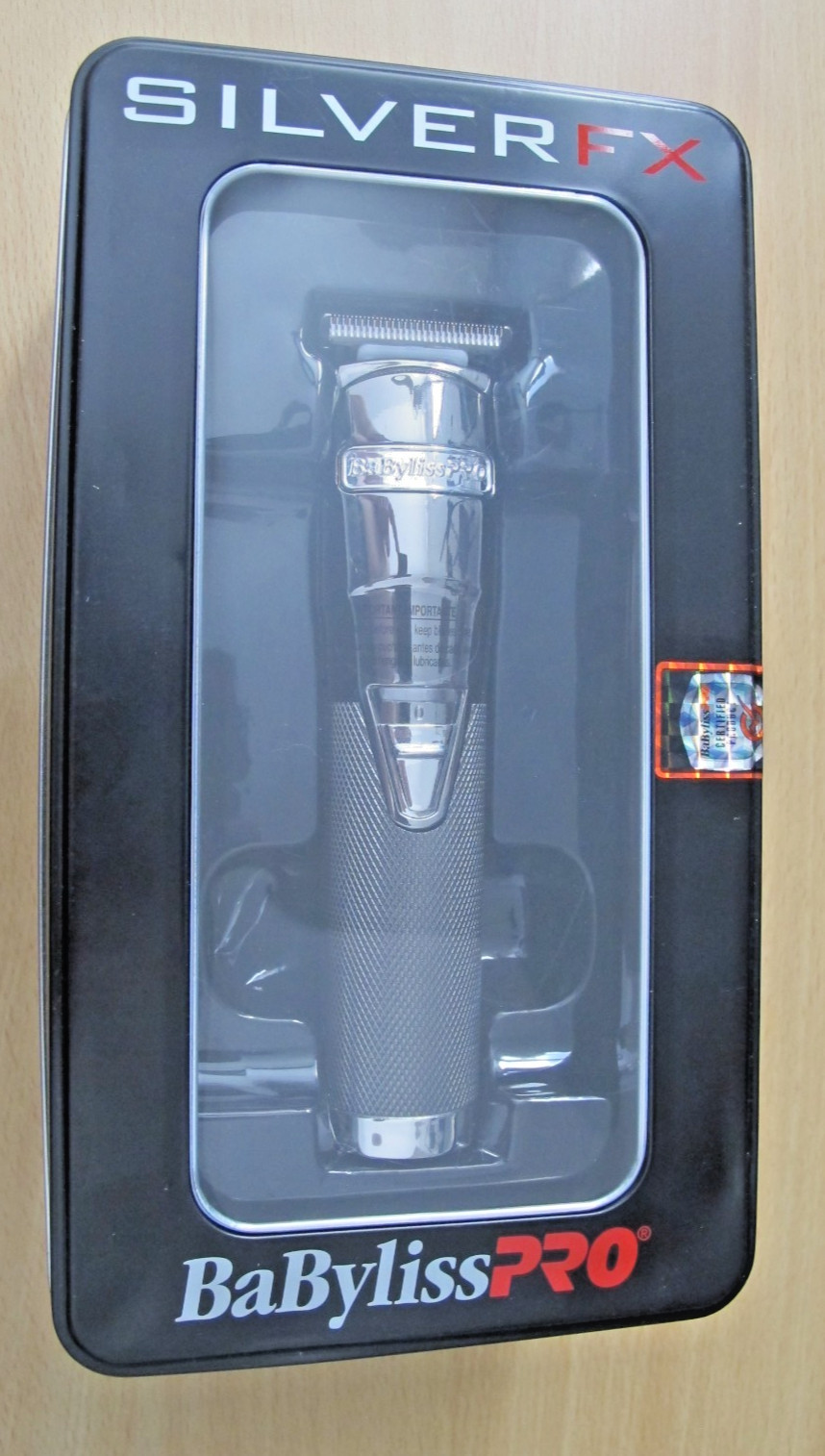 Babyliss PRO FX788S Silver FX Metal Lithium Cordless Hair Trimmer Unused