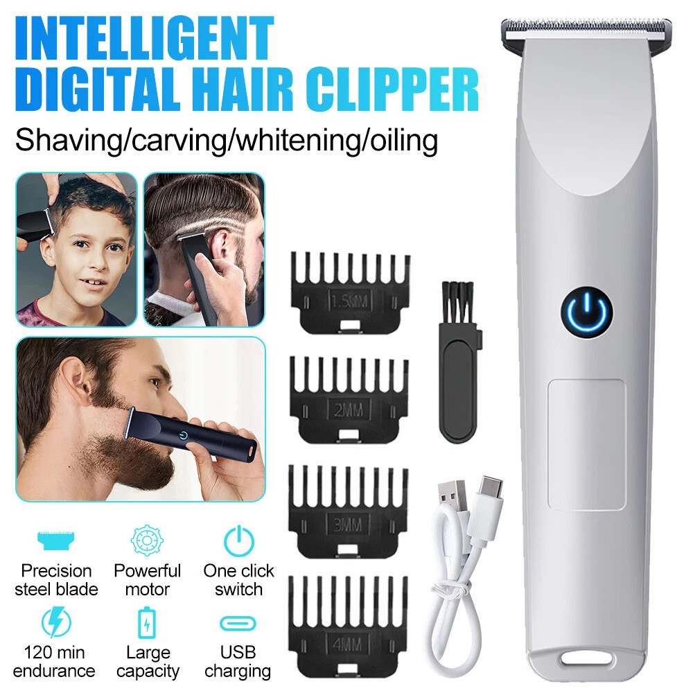 White Men Electric Hair Clipper Beard Trimmer Barber Shaving Tool
