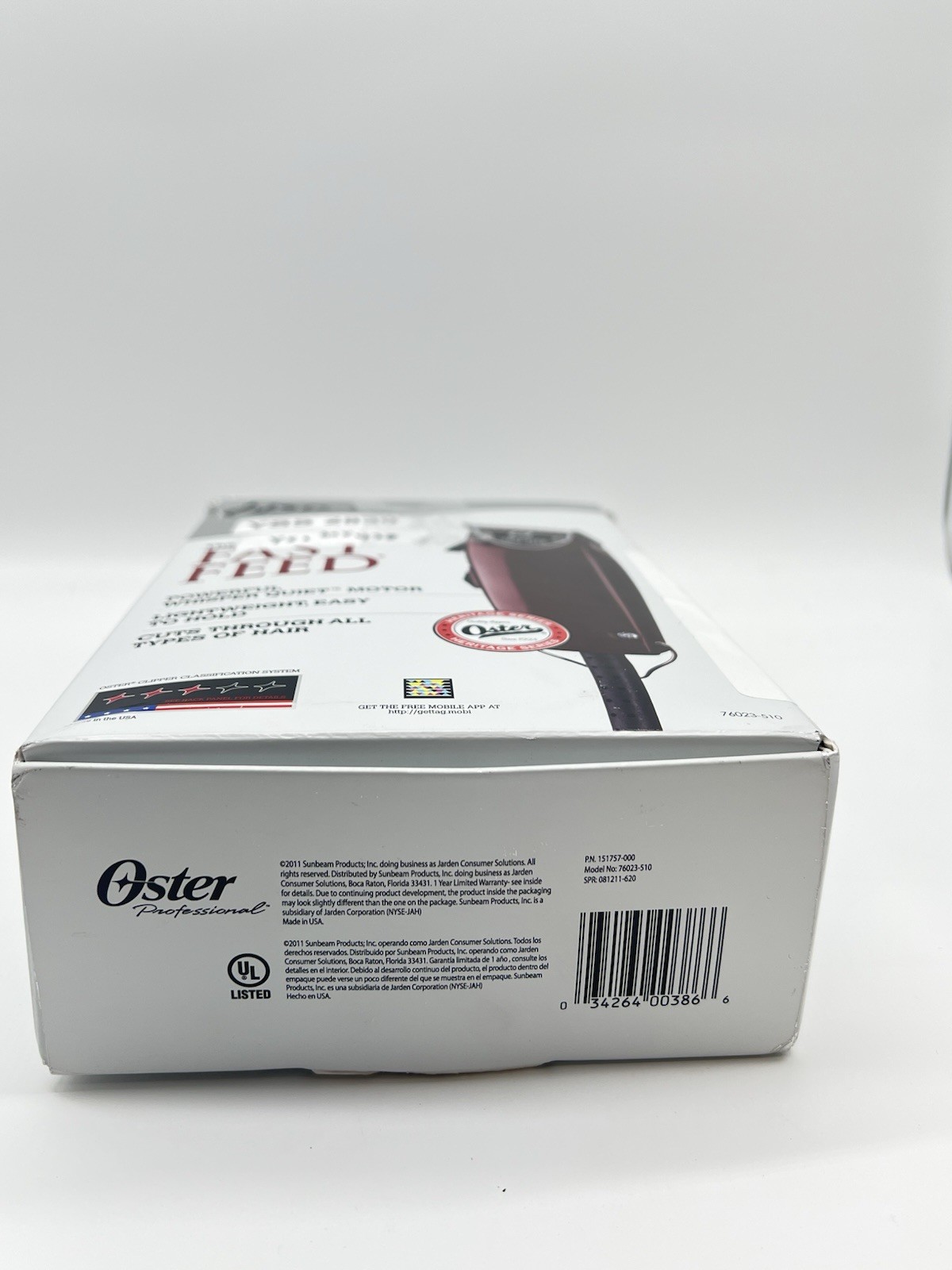 Oster Fast Feed Adjustable Pivot Motor Clipper Professional-Grade – Used
