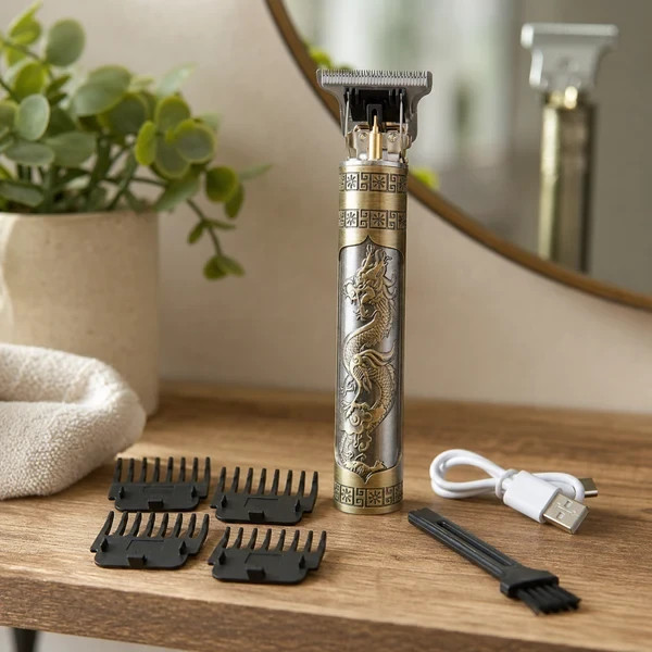 Vintage T9 Barbeador Dragon Beard Hair Trimmer Cutter Machine for Men