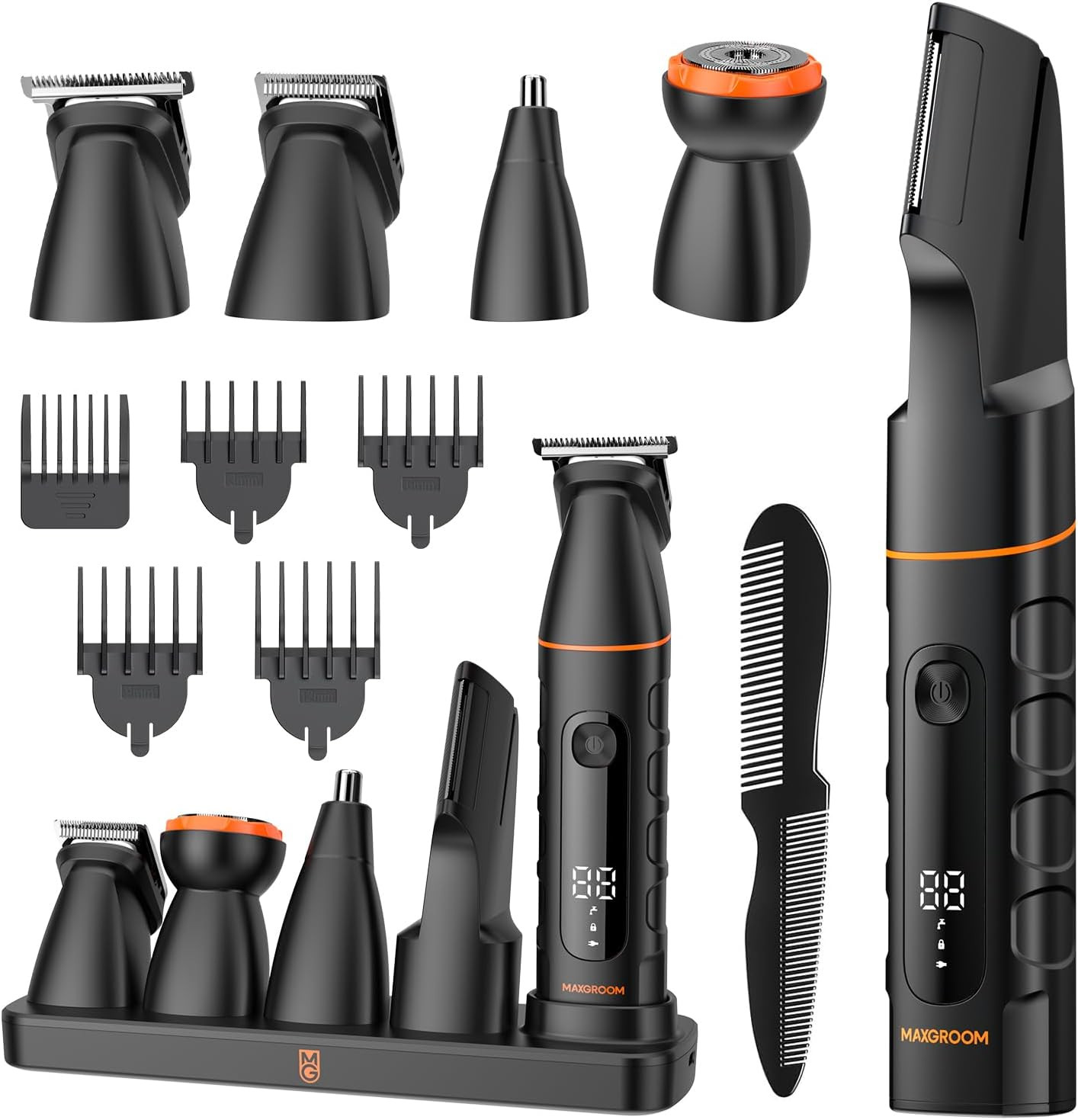 Manscape All-in-One Body & Pubic Hair Trimmer for Men, No-Nick Groin & Ball Shav