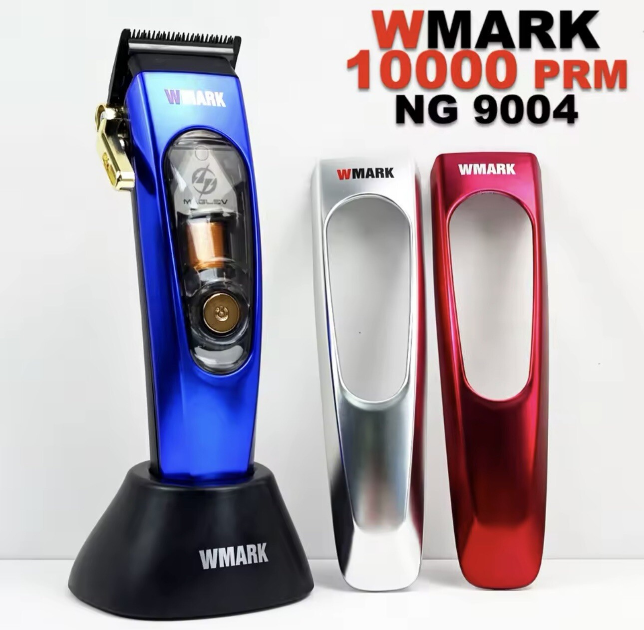WMARK NG 9004 Professional Cordless Clipper, High Speed Motor,Ultra-Sharp Blades