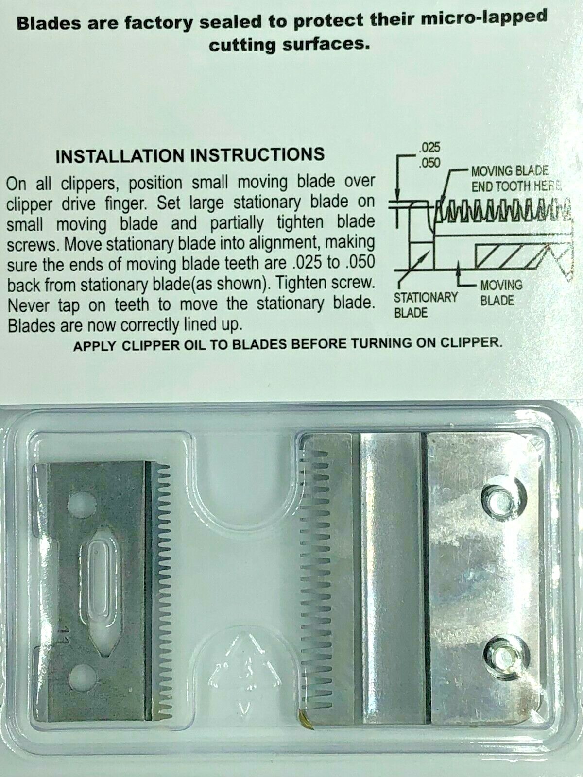 2-Hole Taper Blades Replacement Blade 5-Star Cord/Cordless Magic Clip #8148