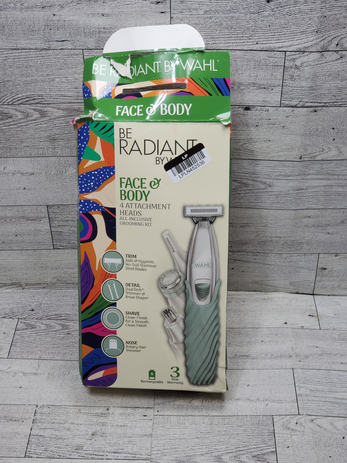 Wahl Be Radiant Face & Body Electric Shaver for Women