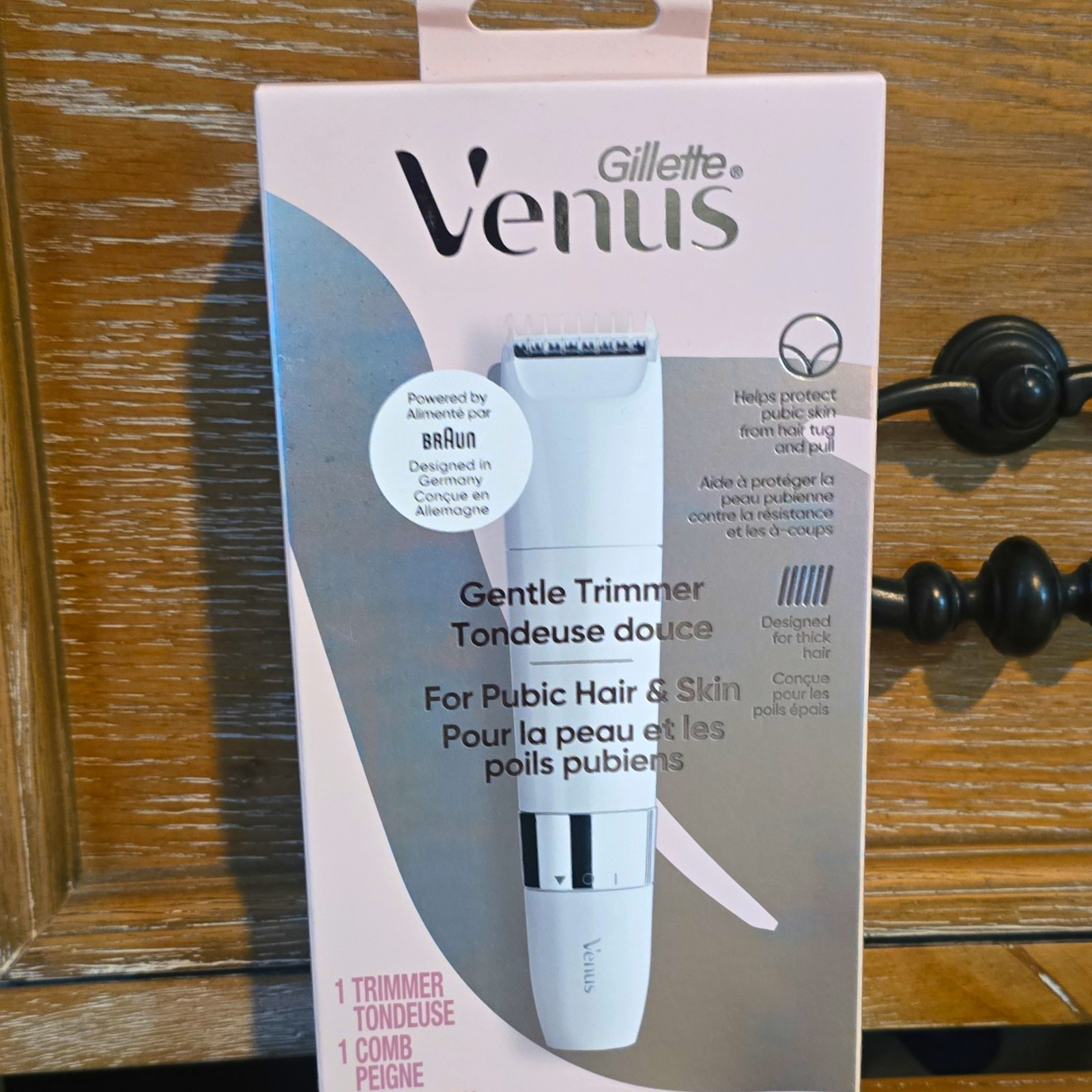 Gillette Venus Gentle Trimmer Women’s Pubic Body Trimmer Cordless Washable White