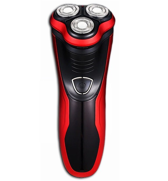 Men’s Razor Rotary Waterproof Electric Shaver Pop-Up Trimmer Wet Dry Cordless