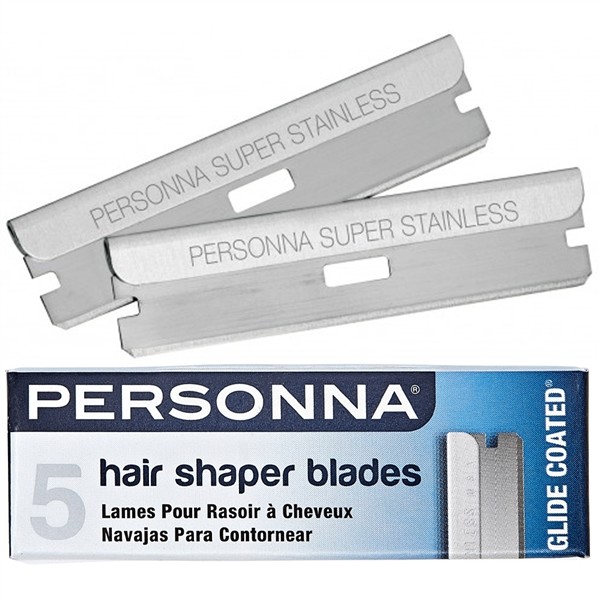 BARBER SALON BEAUTY PERSONNA HAIR STYLING SHAPER REPLACEMENT BLADE 5PK+1 BONUS