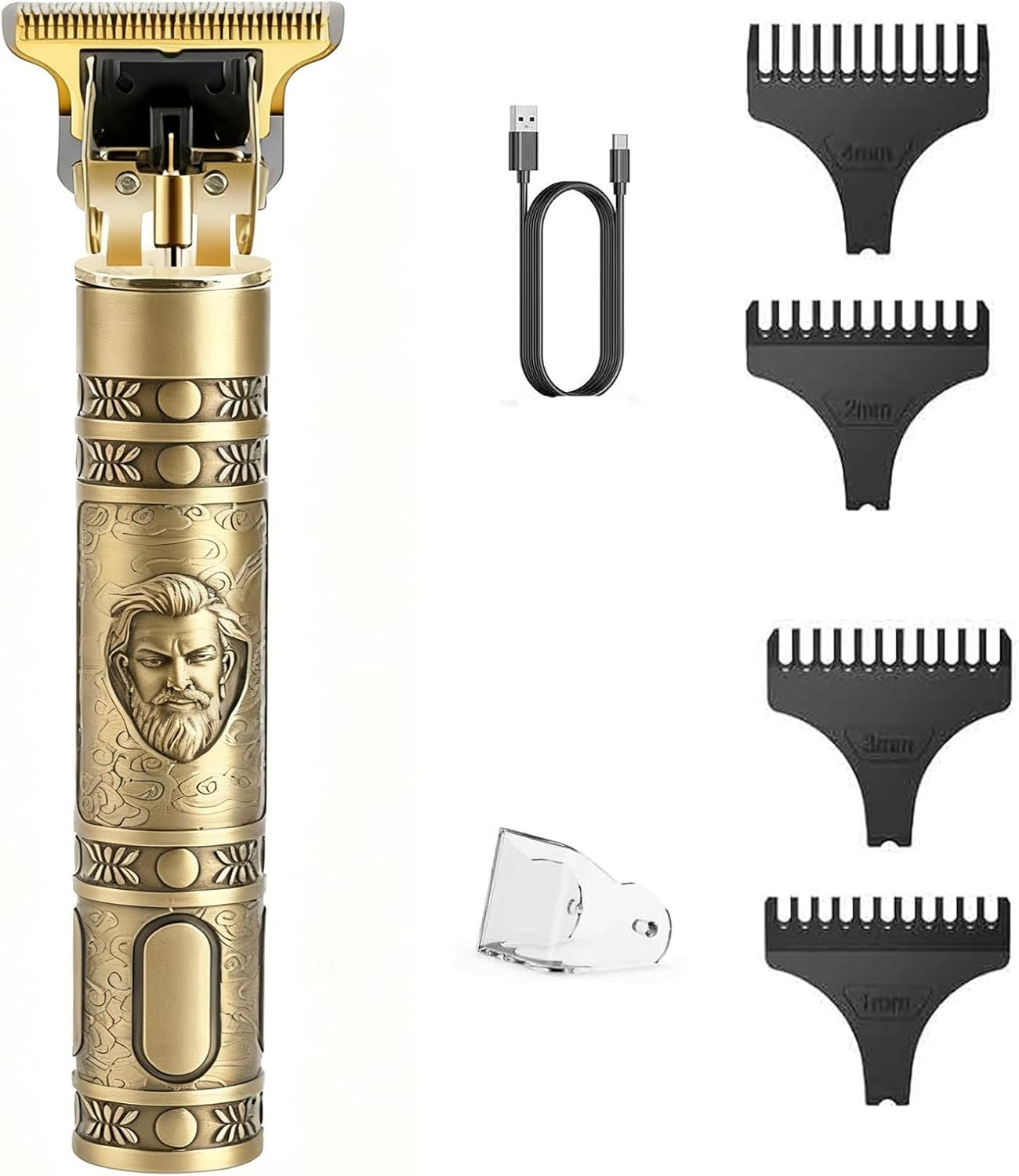 Beard Trimmer for Men Cordless Hair Clippers with LCD Display Professional Goomi