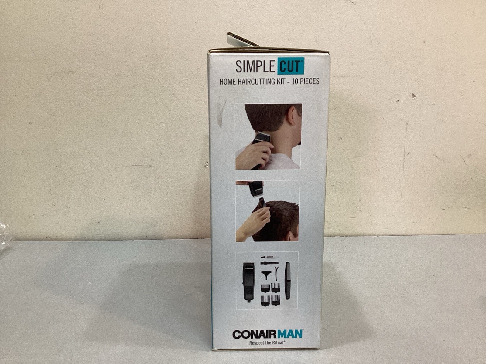 Conair Man Simple Cut Corded Hair Clippers Haircutting Kit 10 Piece Set CONAIR
