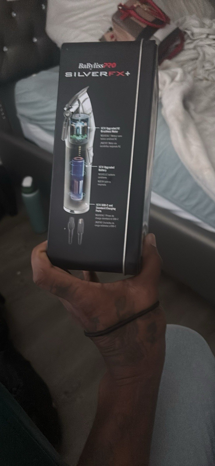 BaByliss Pro SilverFX Upgraded Metal Lithium Clipper FX870NS