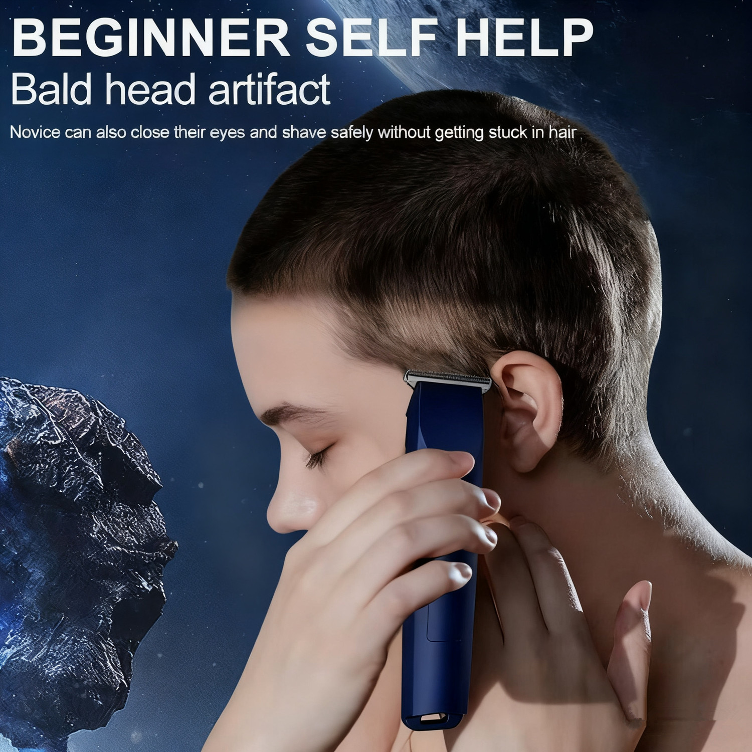 Men Electric Beard Trimmer Hair Clippers Cutting Mustache Barber Shaving Machine