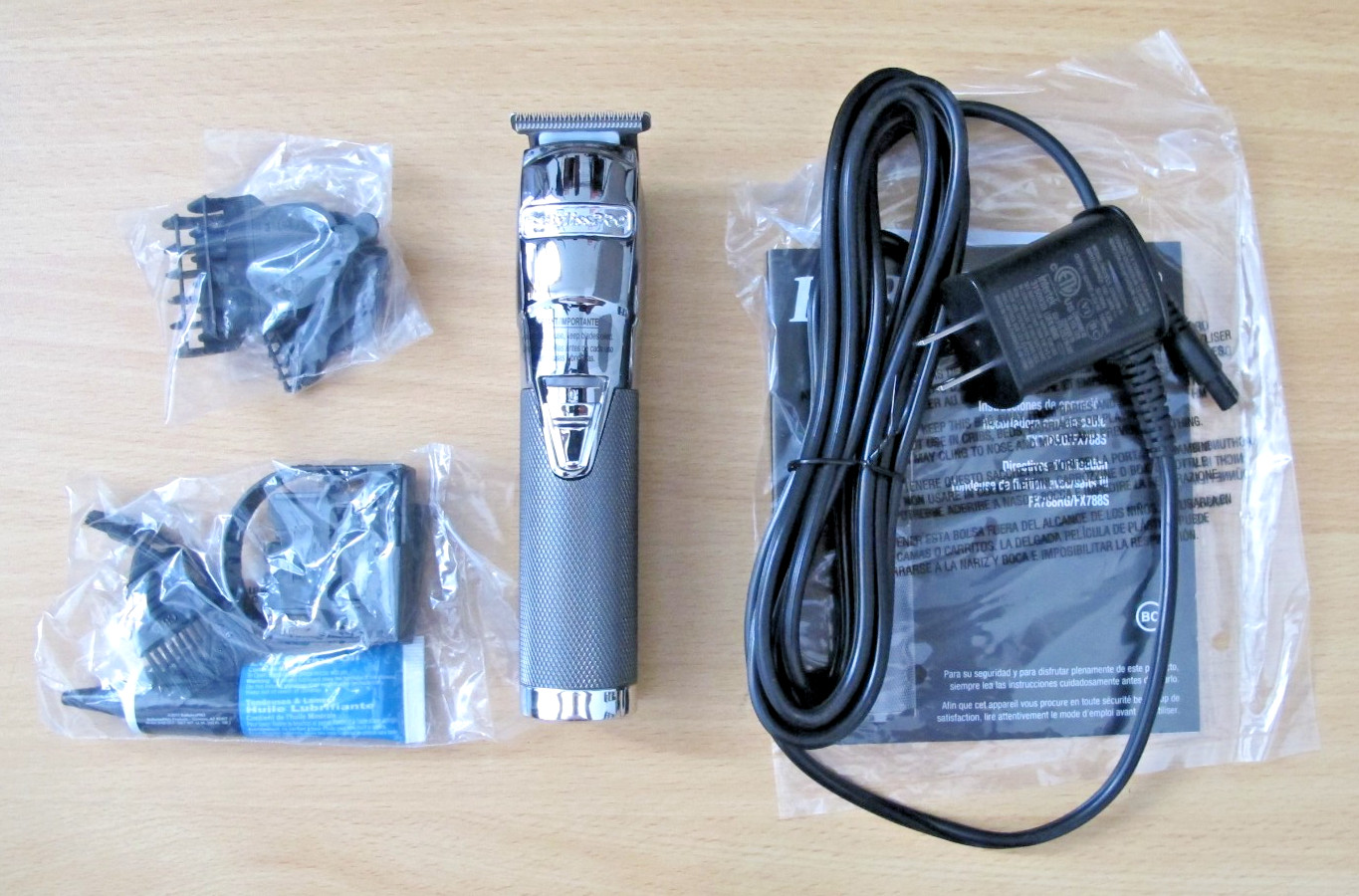Babyliss PRO FX788S Silver FX Metal Lithium Cordless Hair Trimmer Unused