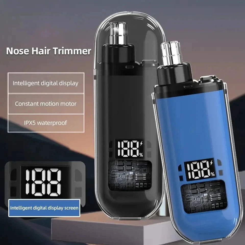 USB Rechargeable Nose Ear Hair Trimmer for Men Portable Clipper Original