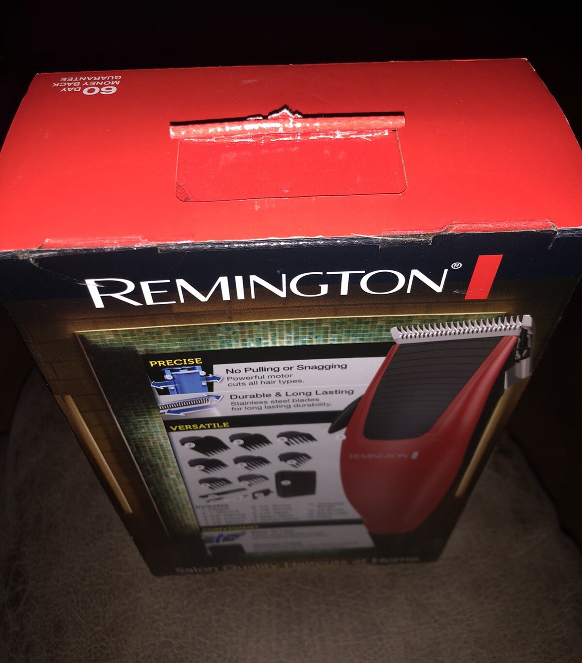 Remington HC1095 14 Piece Home Stylist Shaver Haircut Kit New in Box Red Set
