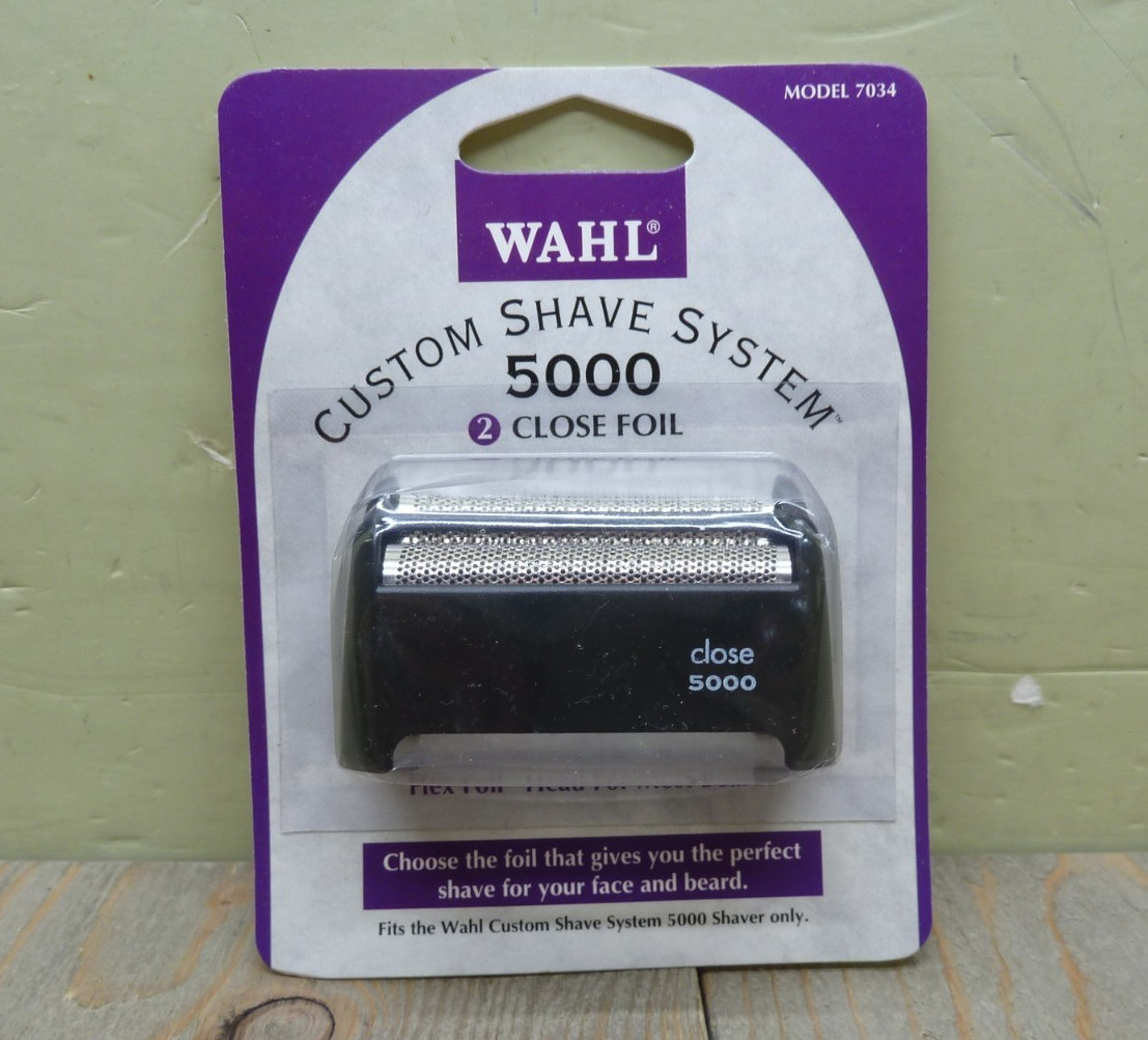 Whal Custom Shave System 5000 2 Close Flex Foil Replacement Head 7034 NOS