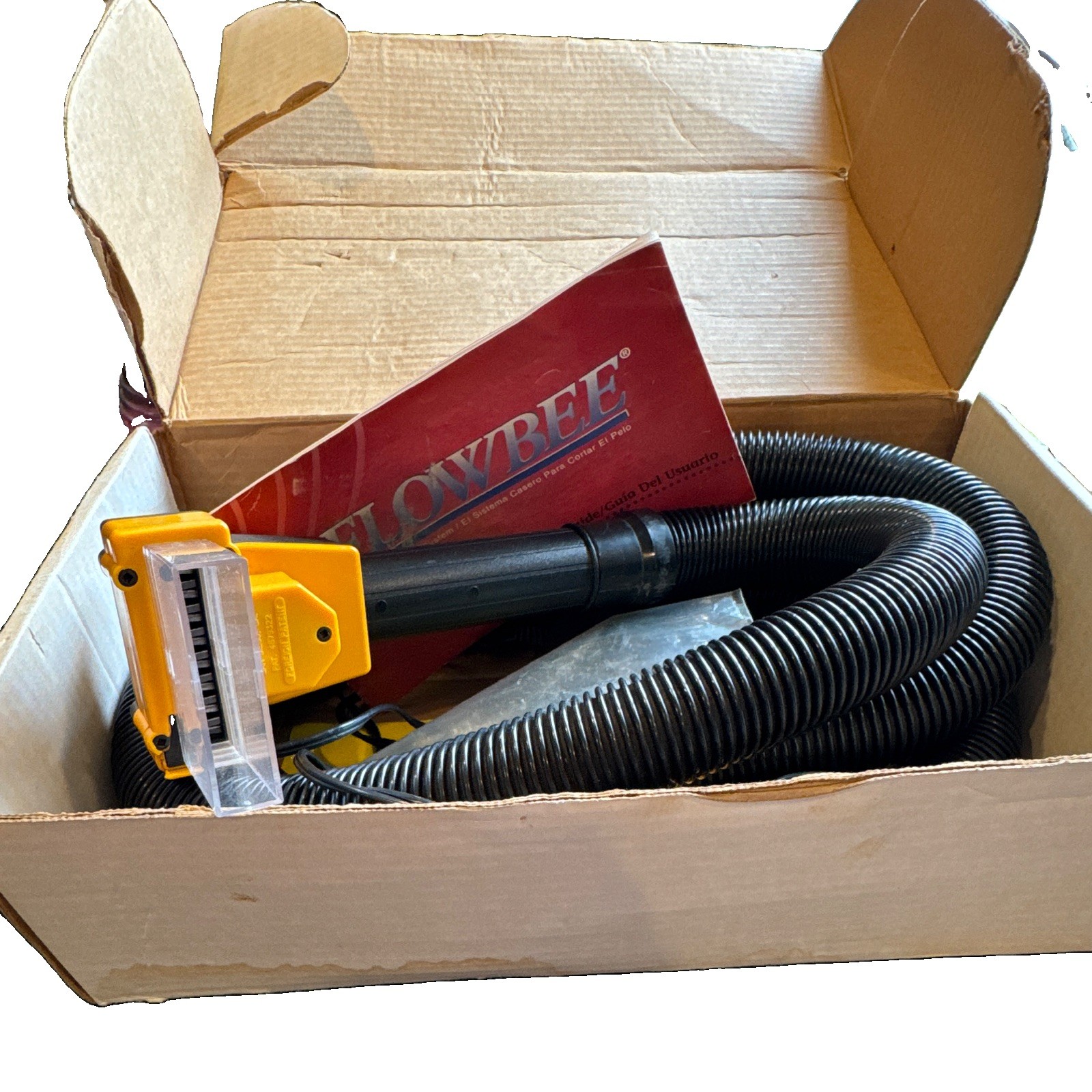 Flowbee Home Haircutting System Electric Vacuum Haircutting Kit Black/Yellow