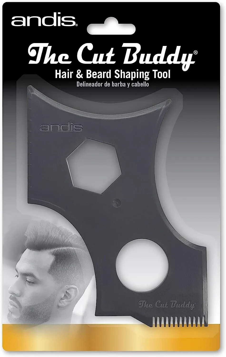 Andis #89005 The Cut Buddy Hair & Beard Shaping Tool For All Beards & Hairlines