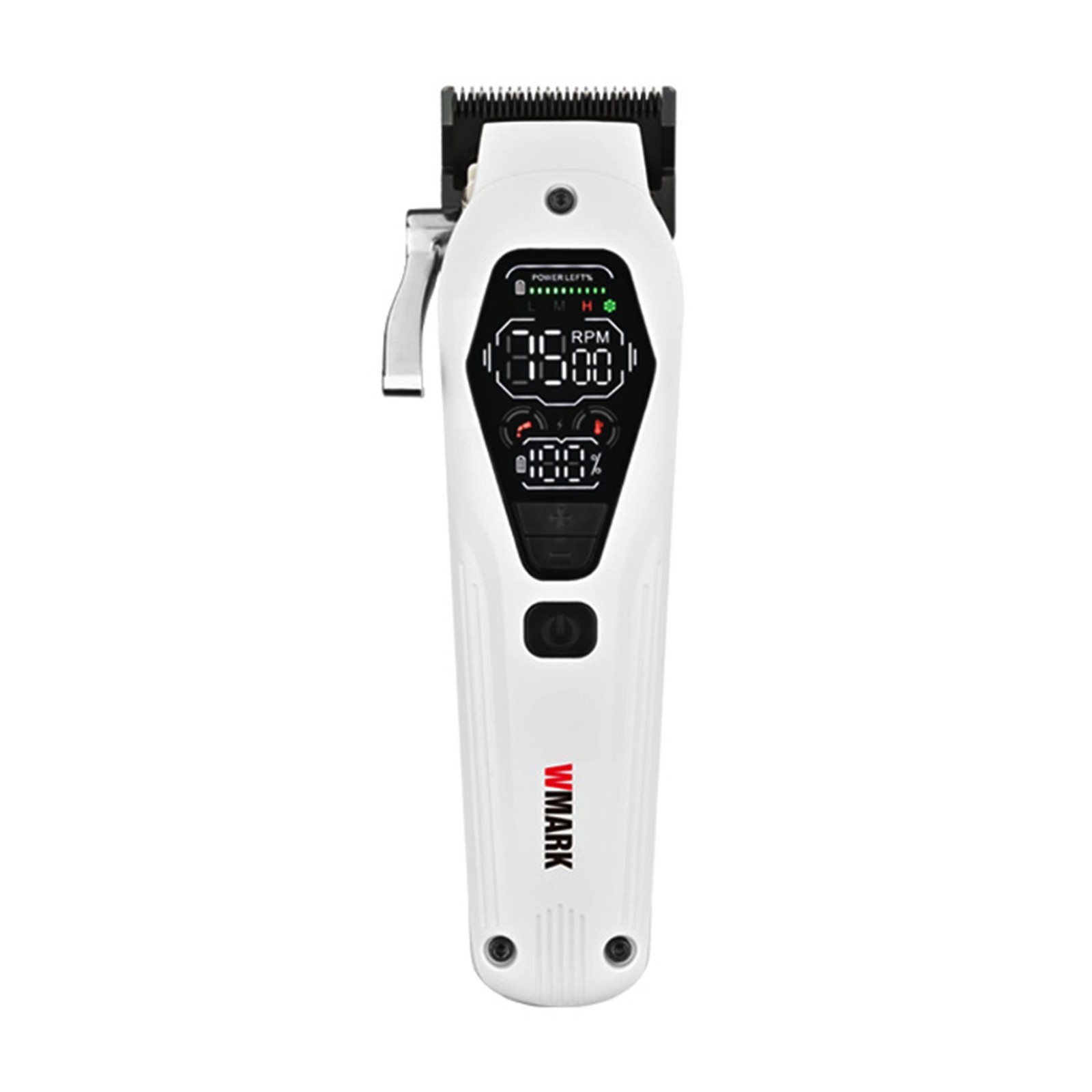 WMARK Pro Cordless Li High Speed Barber Kit Hair Clipper Trimmer Shaver White