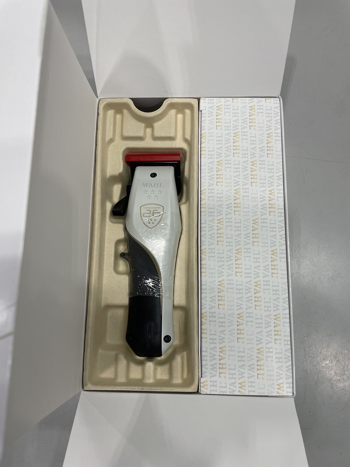 Wahl Professional 5 Star Vapor CE Cordless Clipper, White & Black