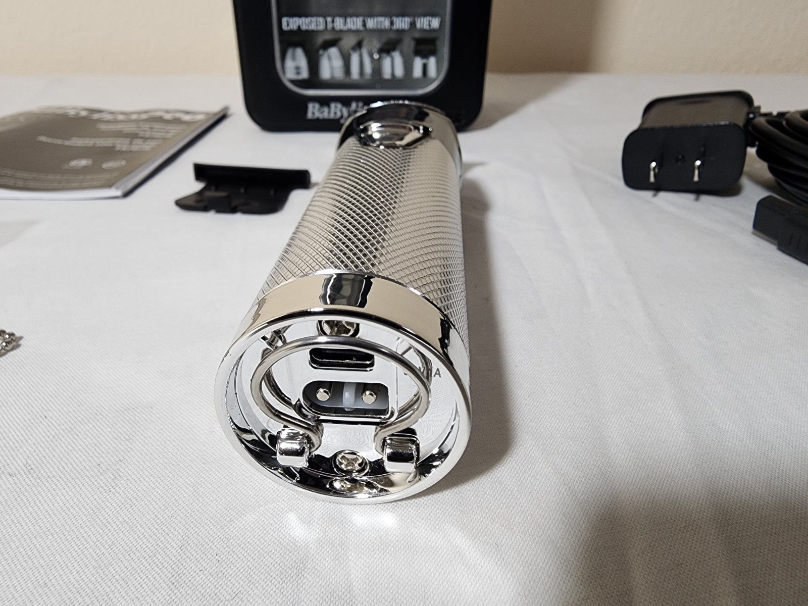BaBylissPRO FX787NS SilverFX+ All-Metal Lithium Outlining Trimmer OPEN BOX/USED