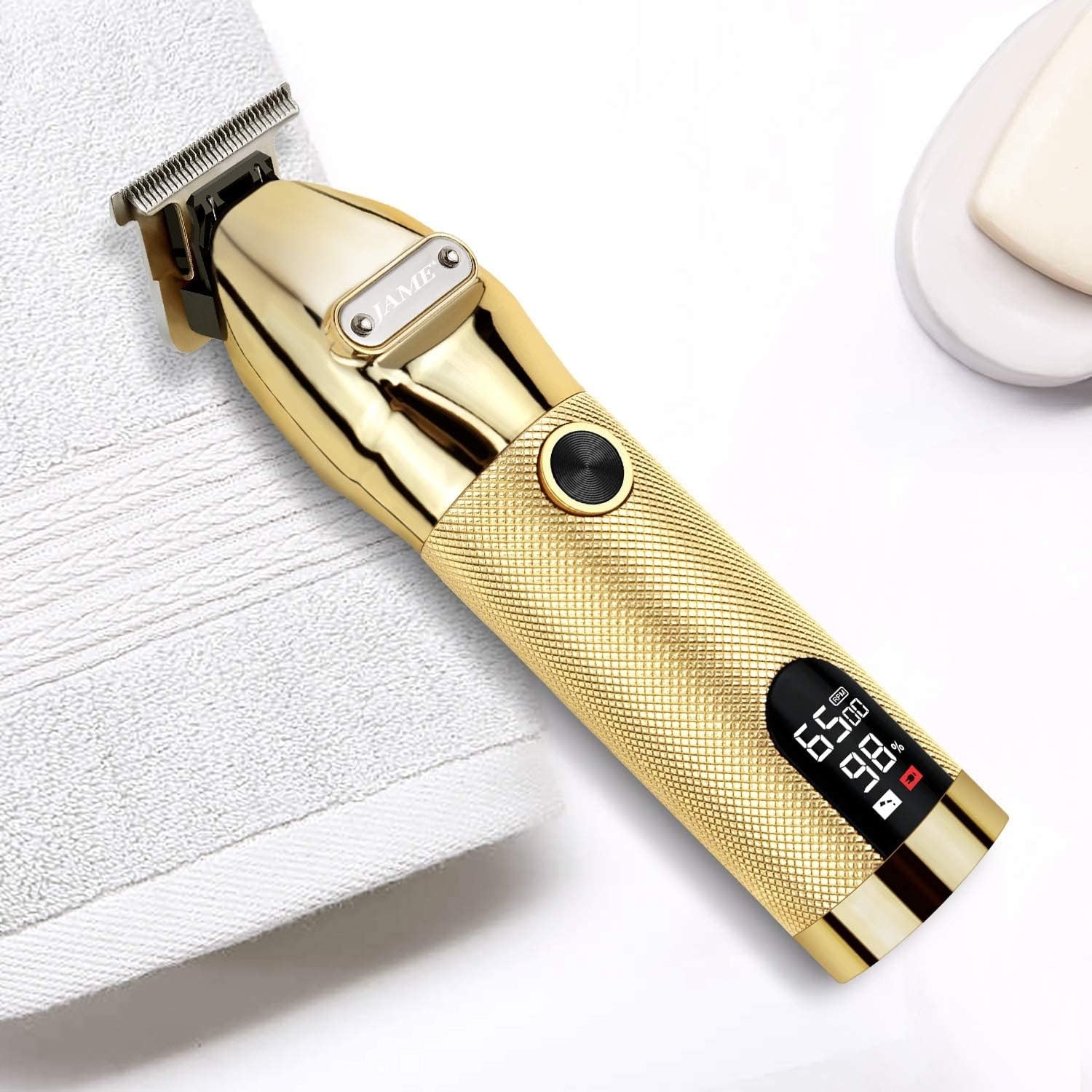 Cordless Outlining Trimmer Professional T Liners Clippers Black, Gold, Silver