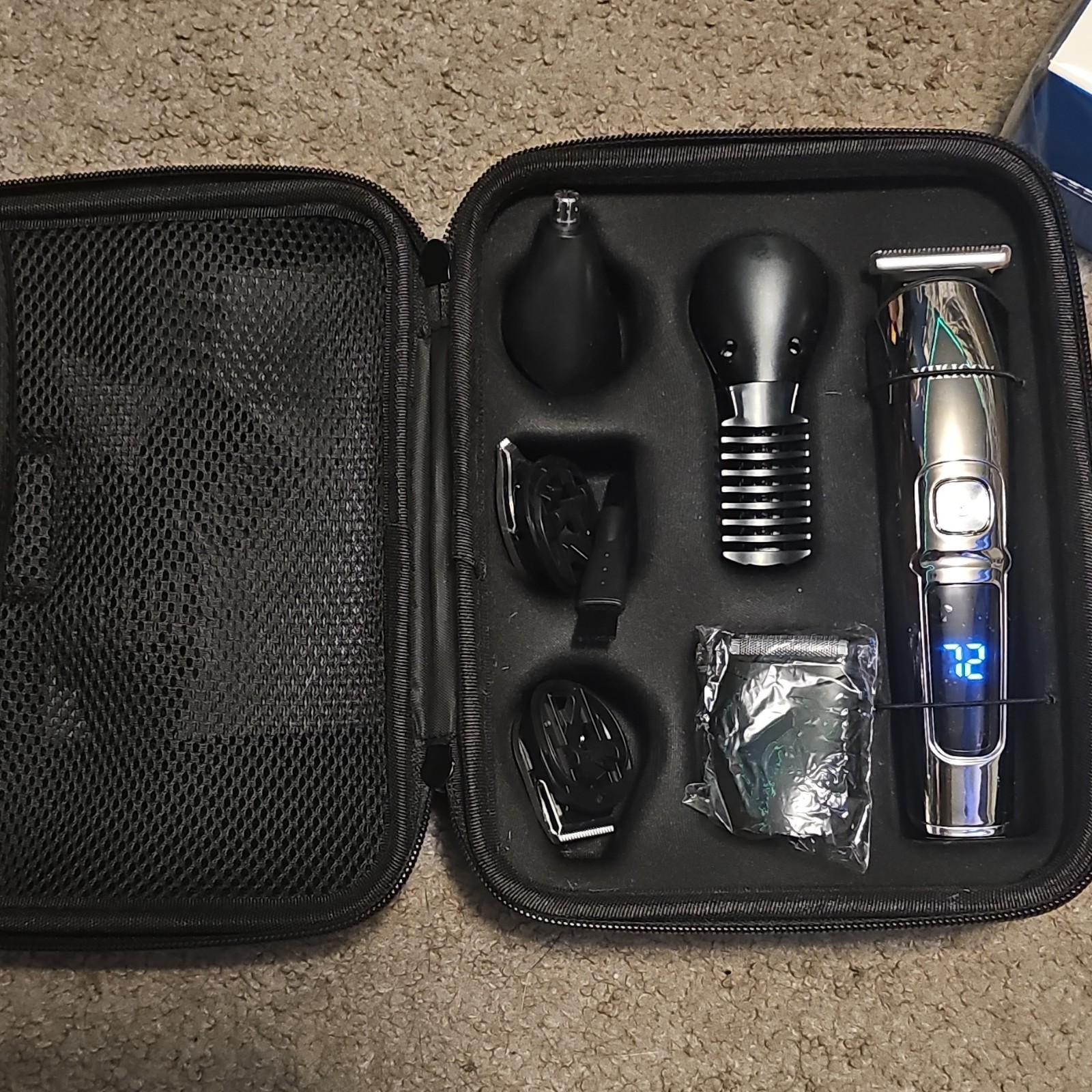 VIKICON Cordless Rechargeable Nos, Ear, Face,Trimmer Kit, 2 Heads, Case, Charger