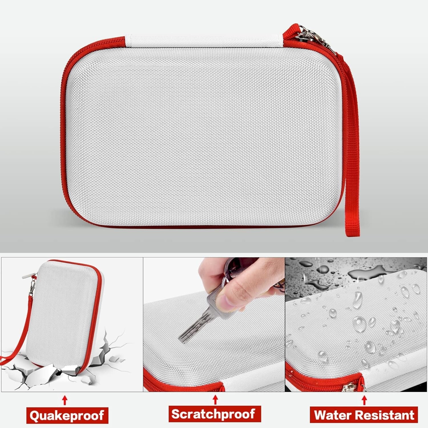 Case for Beard & Hair Trimmer, with Mesh Pocket for Attachment Set – “Box Only”