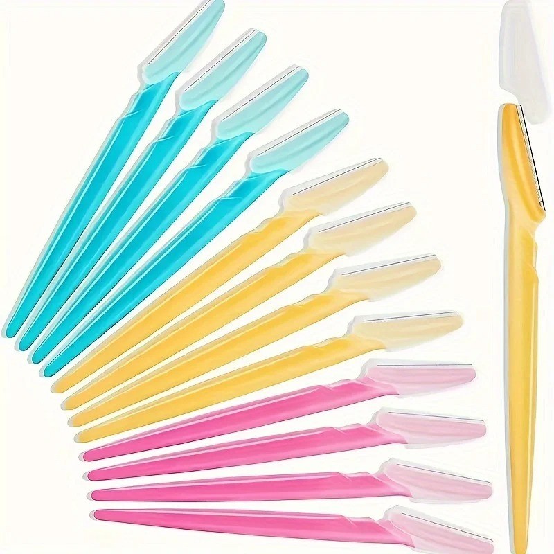 6 PCS Women Face & Eyebrow Hair Removal Safety Razor Trimmer Shaper Shaver