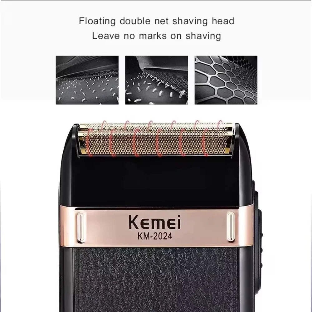 Kemei Professional Electric Cordless Hair Clipper & Beard Trimmer for Men Barber