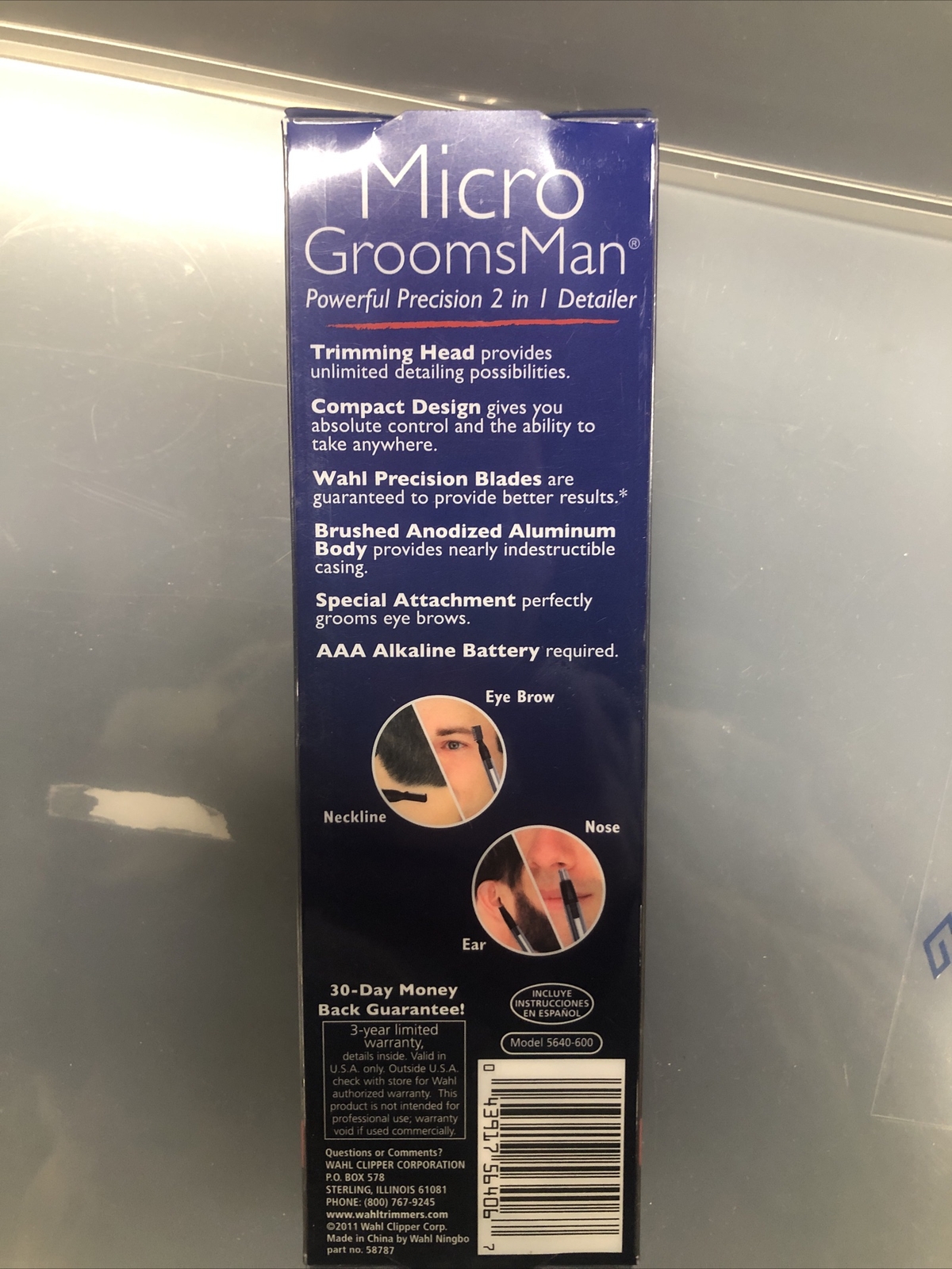Wahl Micro Groomsman Personal Pen Trimmer & Detailer for Hygienic Grooming .