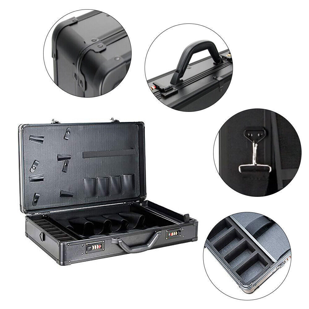 Barber Stylist Suitcase, Carrying Case, For Clippers Trimmers Scissors Tool Box