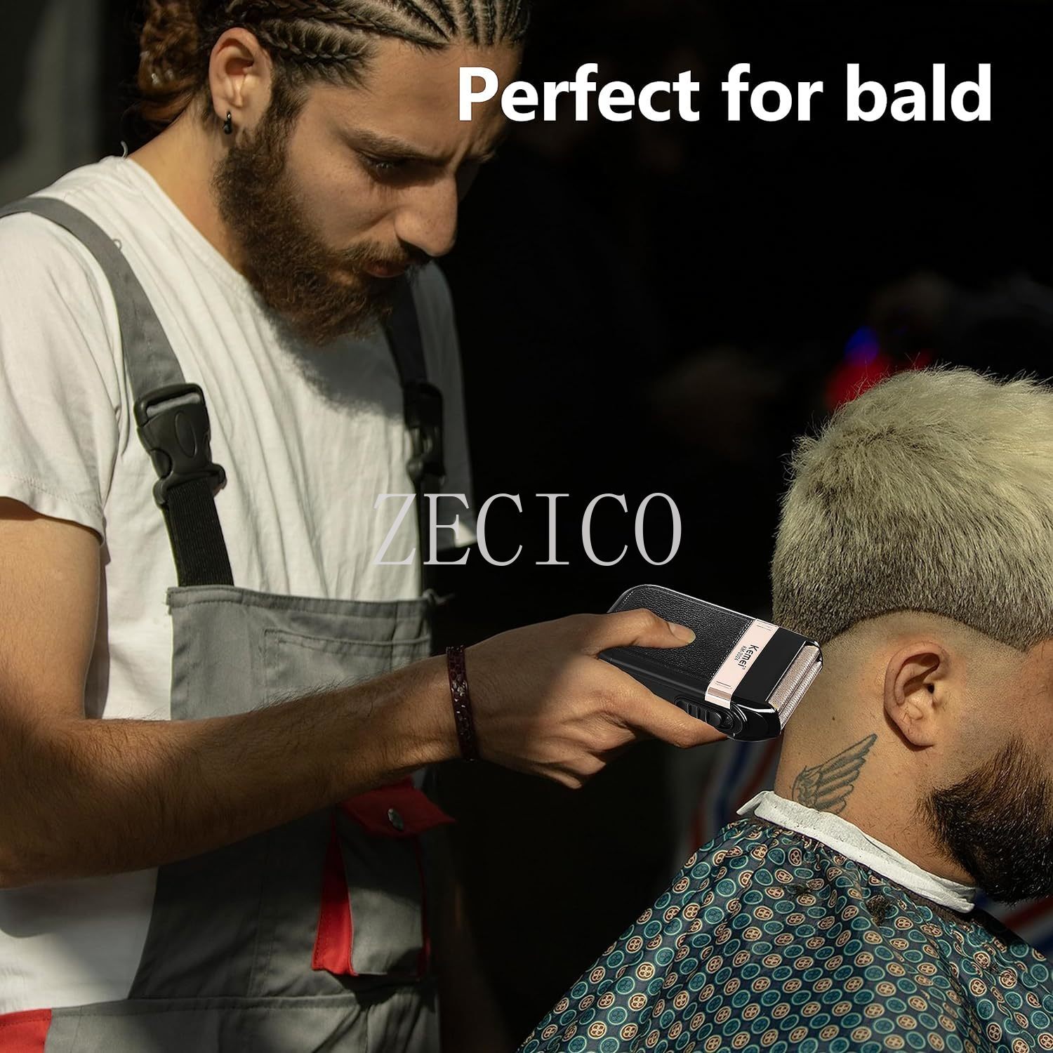 Men’s Professional Hair Clippers Cordless Trimmer Beard Cutting Machine Barber