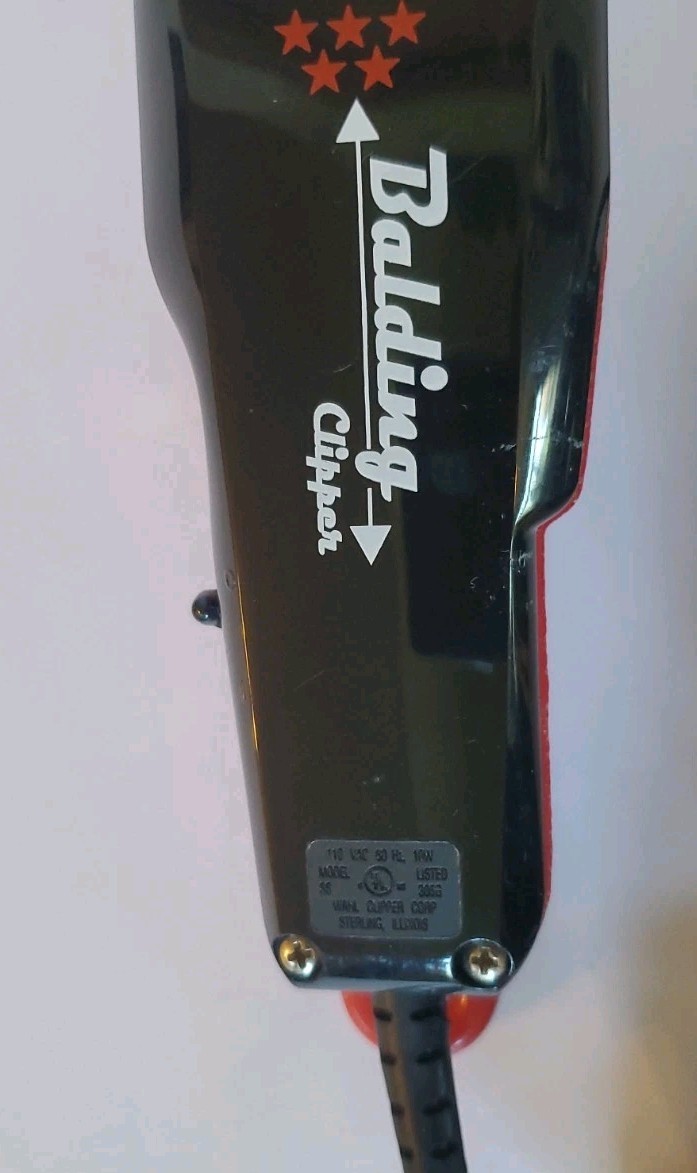 Wahl Professional 5 Star Balding Clipper Red Black 8110 And 8 Pack Cutting Guide