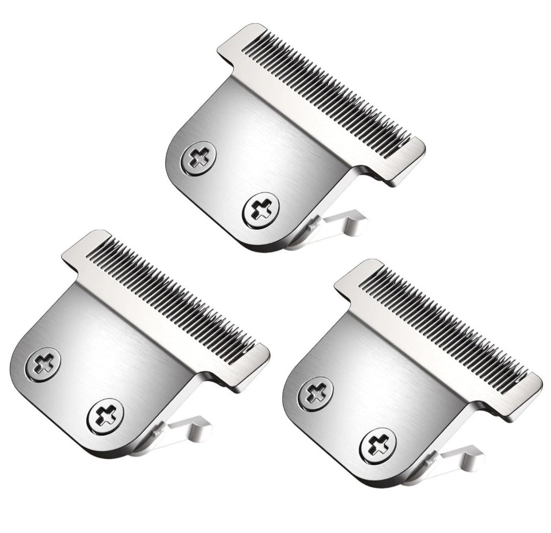 NEW 3 Pack T-Blade Detachable Universal 2.40mm Replacements-Fits WAHL
