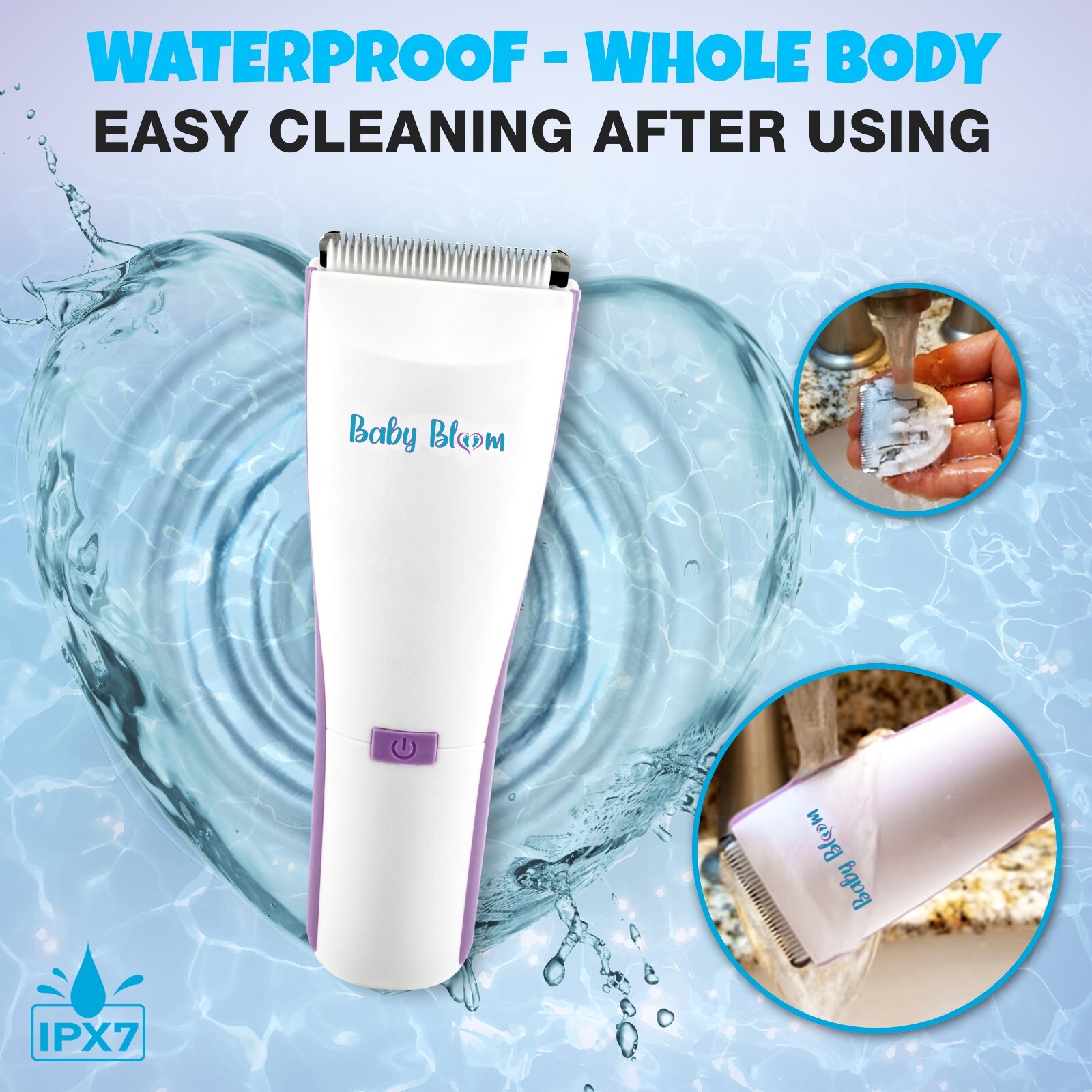 Baby Bloom Quiet Baby Hair Clippers, Specially Designed for Kids with Autism