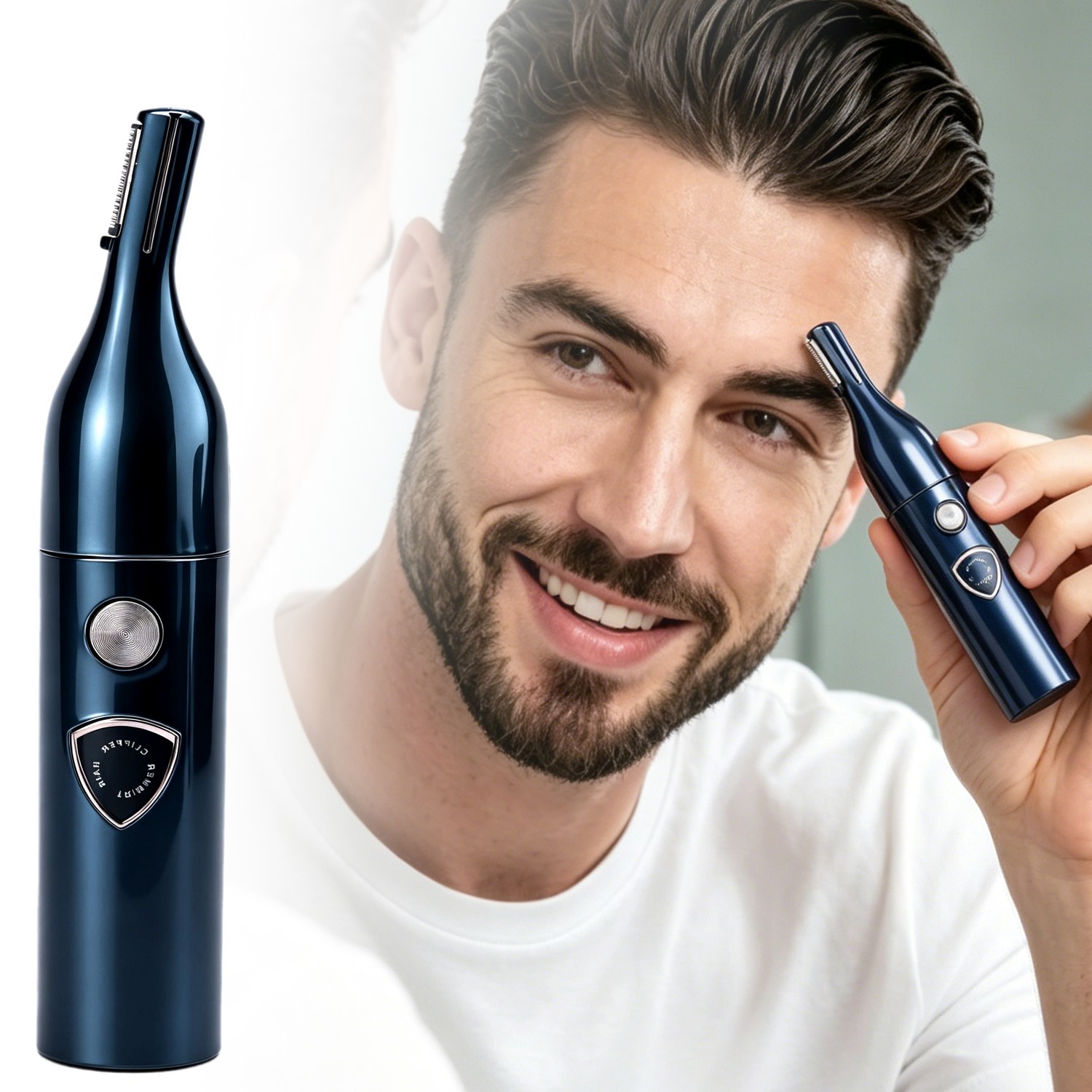 5-in-1 Electric Shaver & Hair Clippers – Cordless T-Blade Beard Trimmer with LED