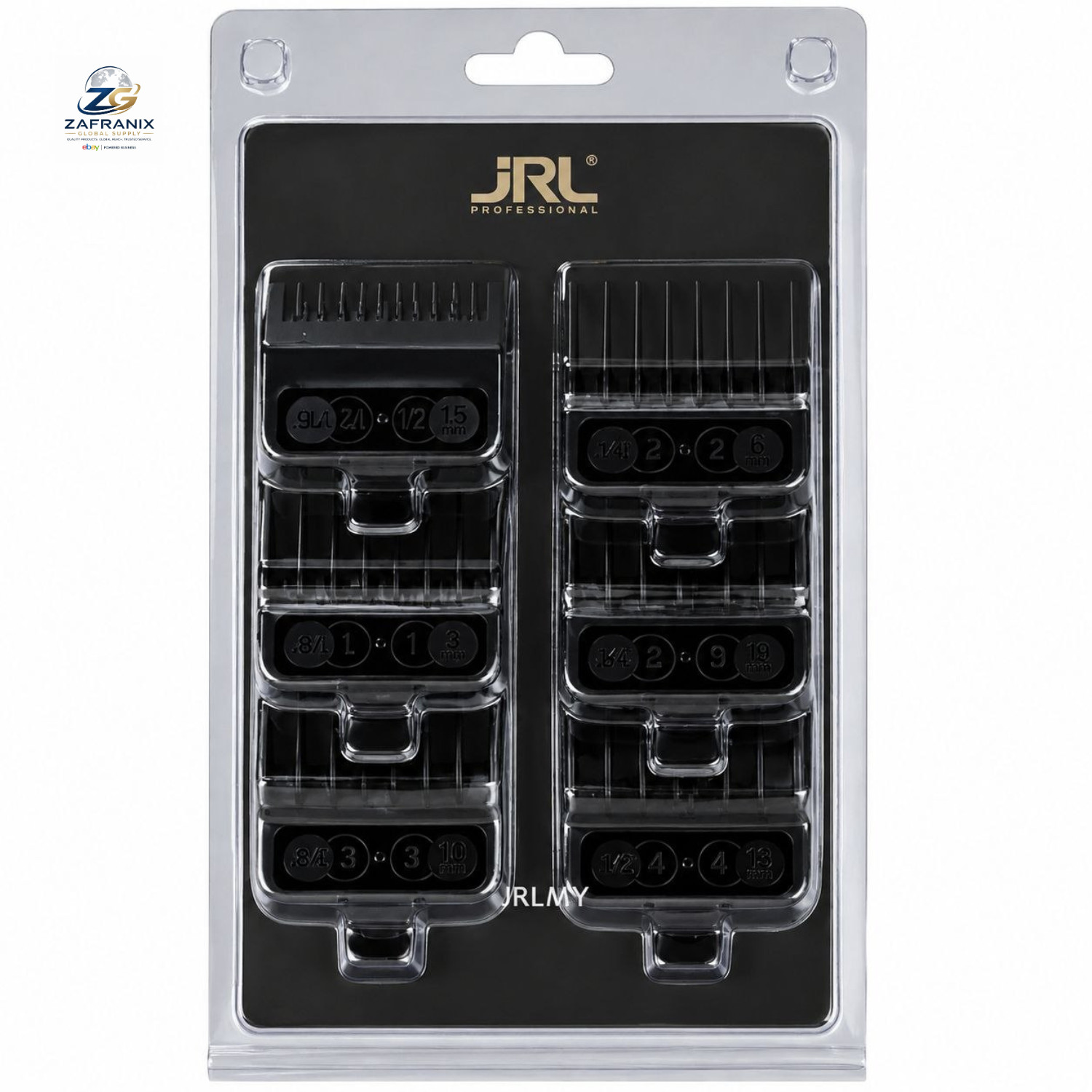 JRL Authentic Clipper Premium Clipper Attachment Guard 6 Pcs Difference Size