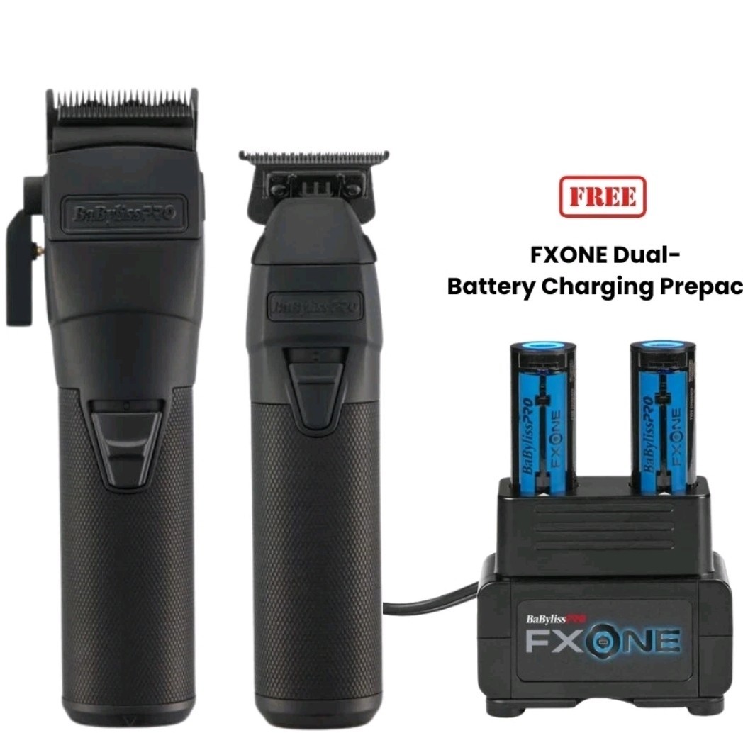 BaByliss PRO FXONE Black FX Clipper & Trimmer w/ Free Battery Set – BRAND NEW