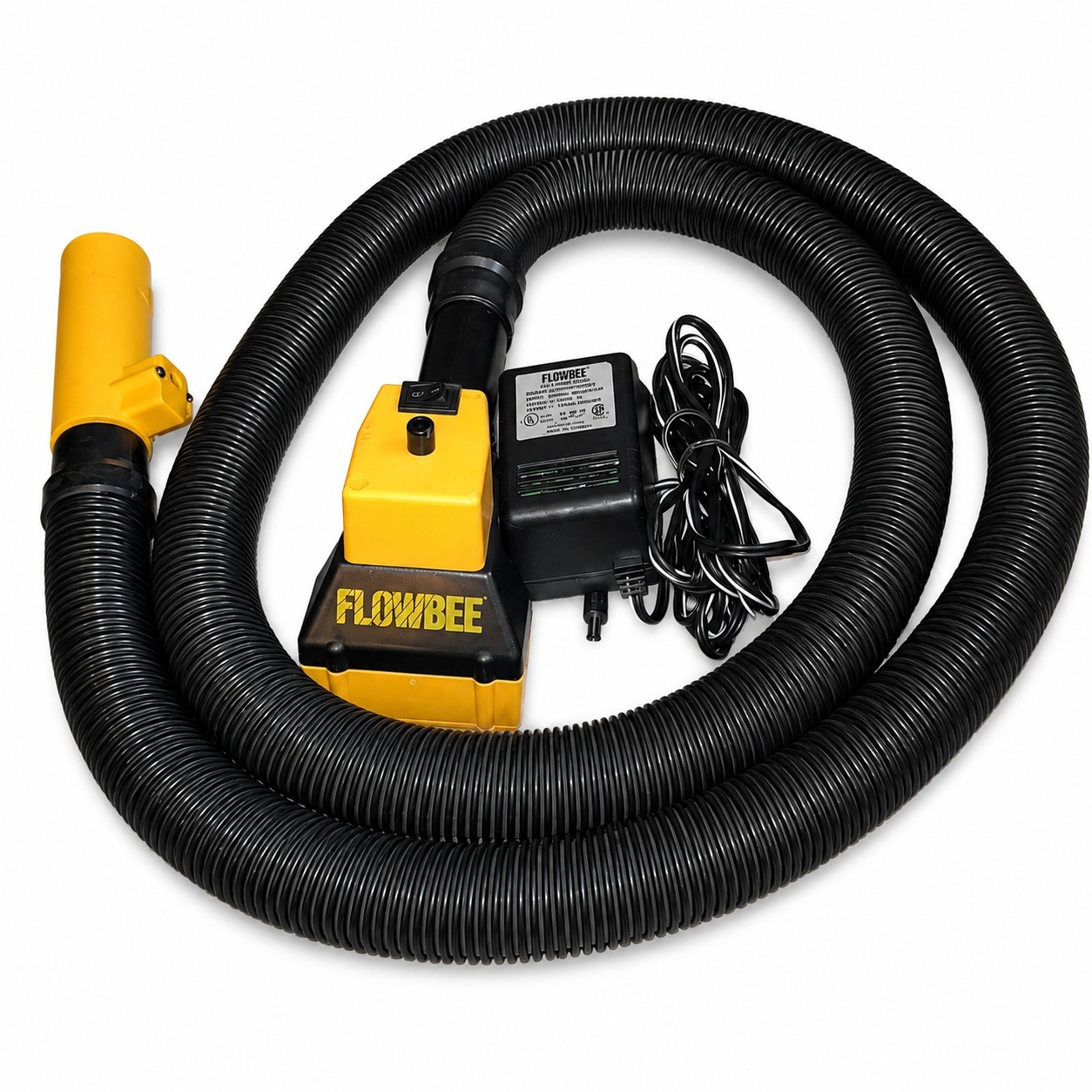 Flowbee Haircutting System Handpiece 80″ Hose AC Adapter WD1G1000CCP Tested