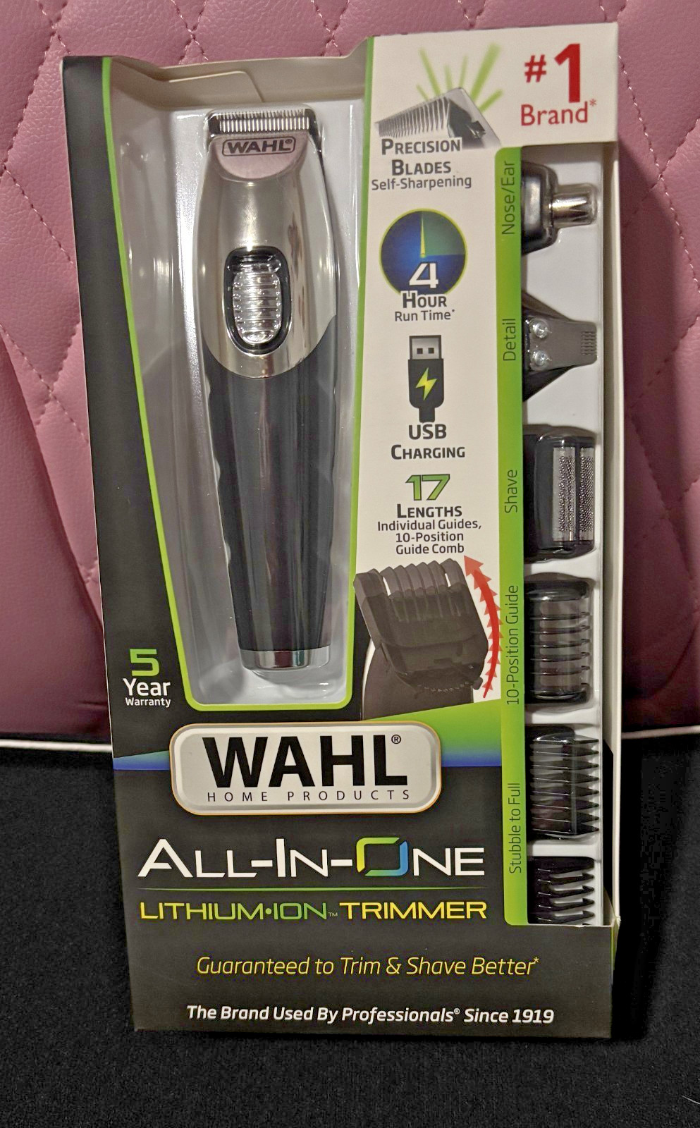Wahl All-In-1 Lithium Ion Men’s Trimmer Grooming Kit USB Charging 17 Lengths NIB