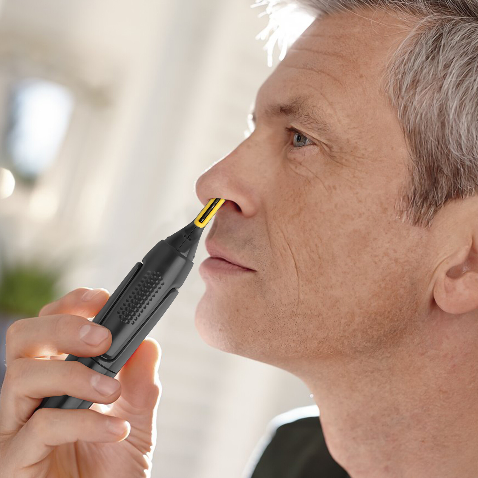 Nose Ear Hair Trimmer Face Eyebrow Mustache Beard Shaver Ultra Thin Clipper Mini