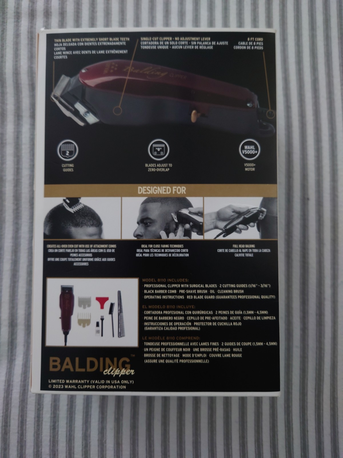 Wahl Balding Clipper Corded New
