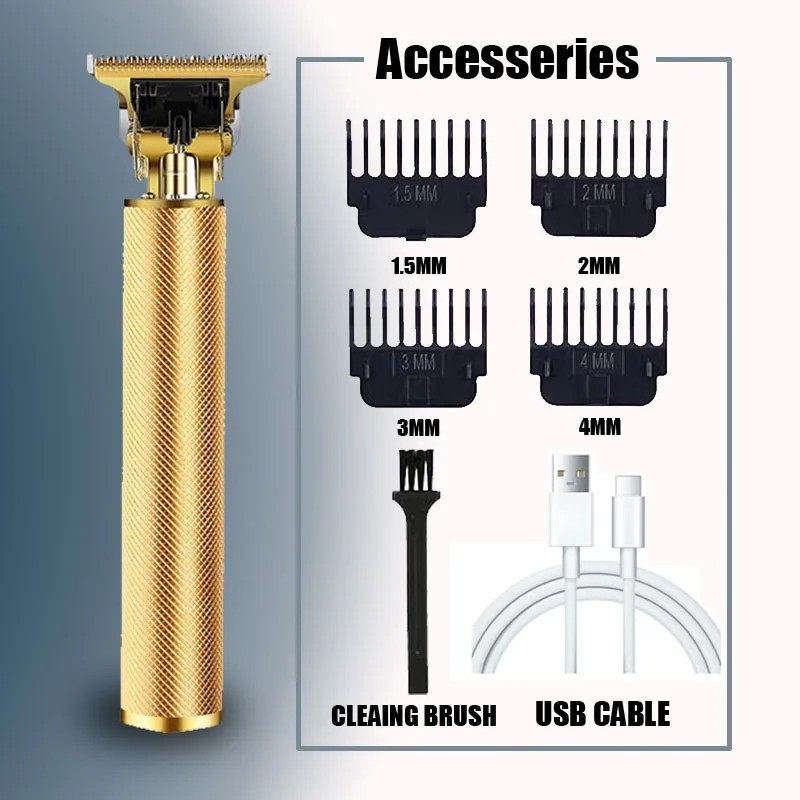 Professional Hair Clippers Trimmer Cutting Beard Cordless Barber Shaving Machine