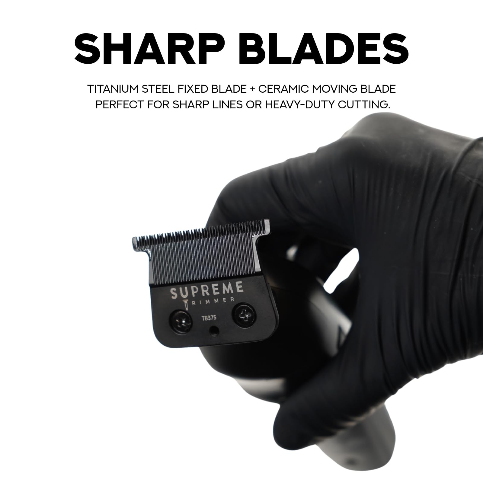 Supreme Trimmer Vader Lite ST3700 Cordless Trimmer DLC T-Blade 7000 RPM 120 Min