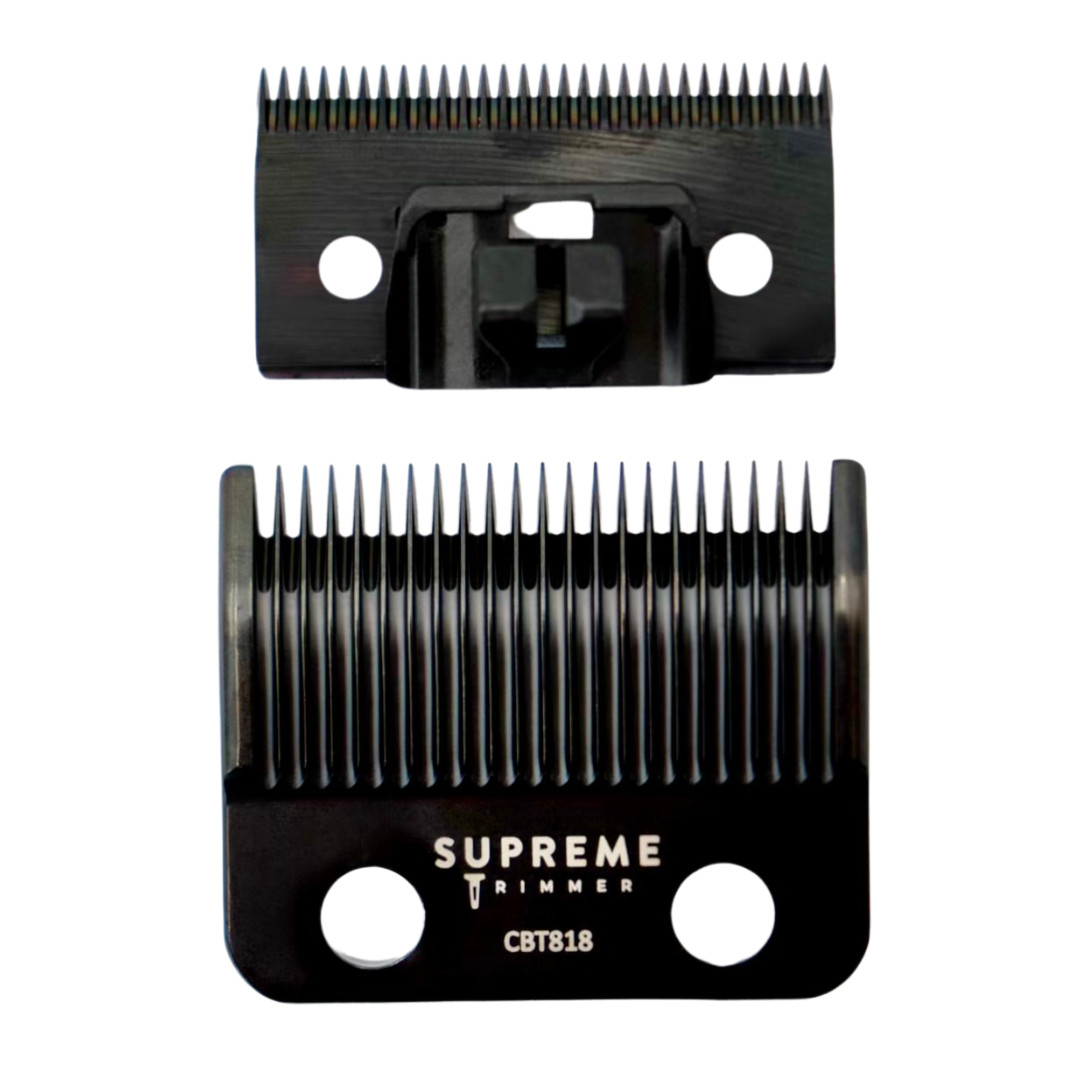 Supreme Trimmer Replacement Taper Blade CBT818 for Clippers | Ceramic Black
