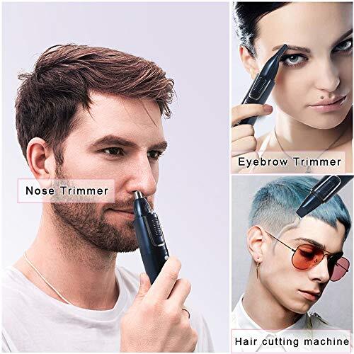 Nose Hair Trimmer Father’s Day Gifts 3 in 1 USB Rechargeable Ear Nose Hair Tr…
