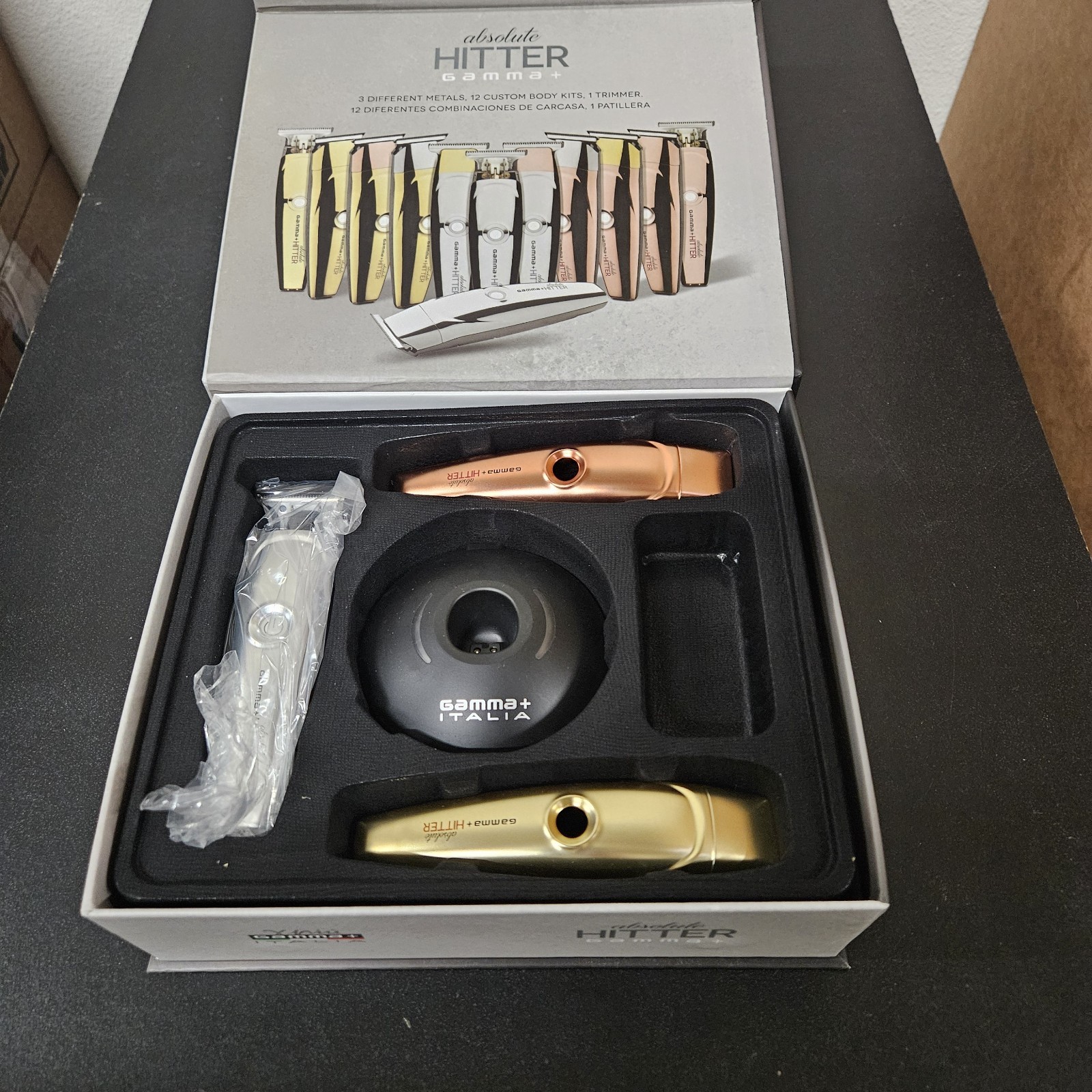 Gamma+ Absolute Hitter Matte Edition Cordless Trimmer USB Zero Gap Blade