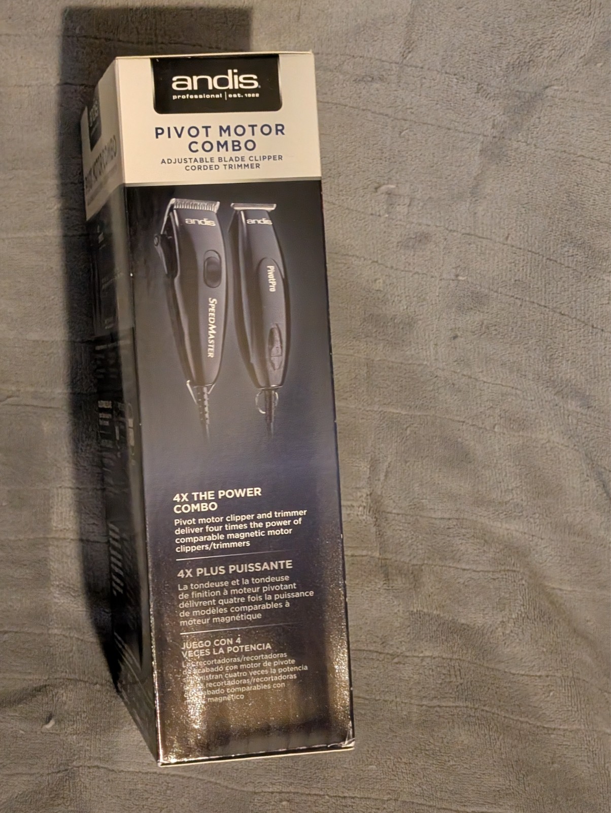 Andis 24075 Pivot Motor Clipper Trimmer – Black