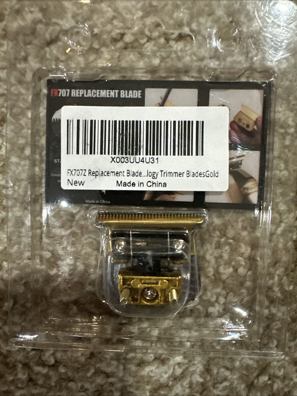 FX707 Series Gold T-Blade Ultra Thin Zero-Gap DLC Titanium 2.0 Fits FX787 FX726